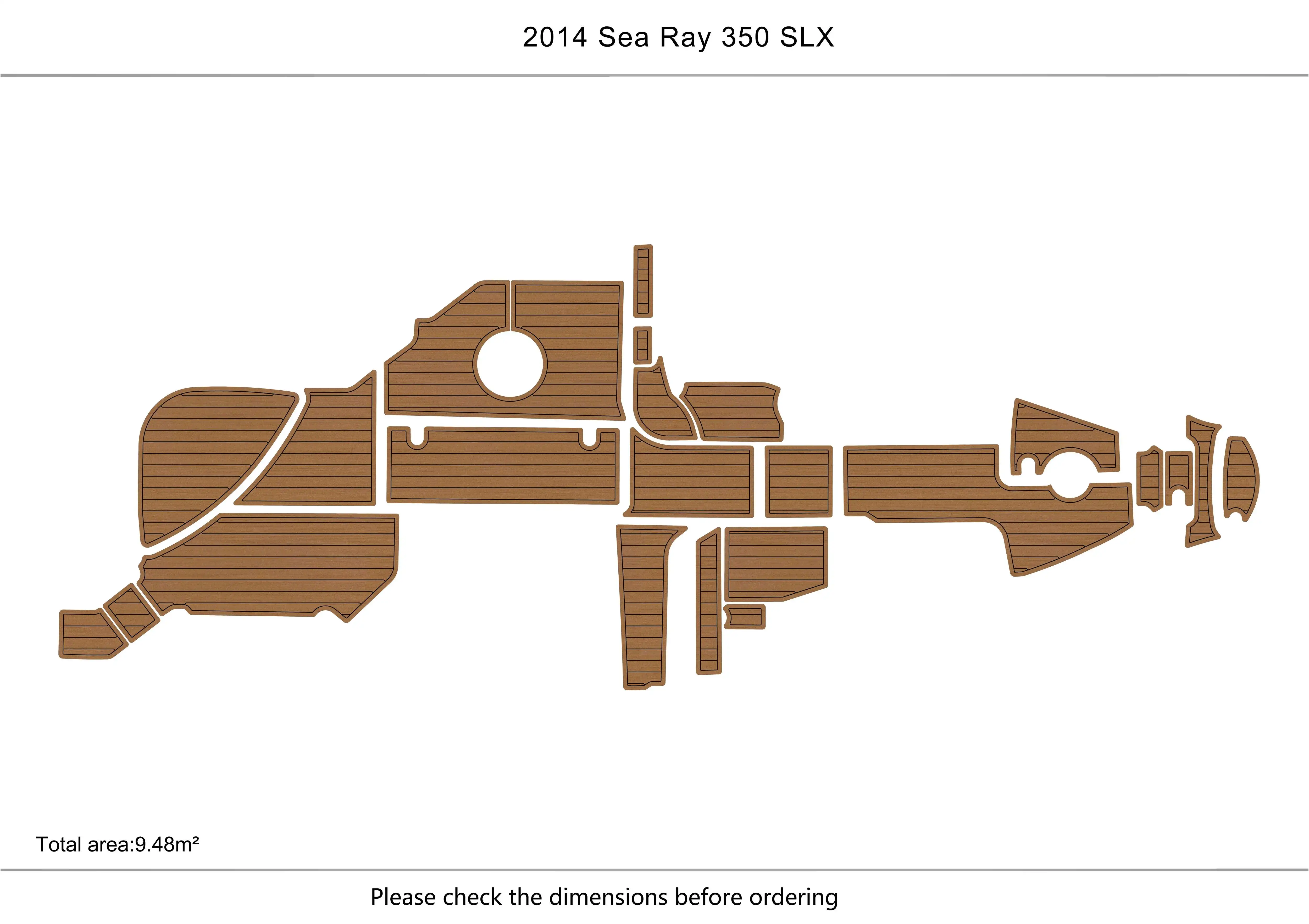 

2014 Sea Ray 350 SLX кабина плавательная платформа 1/4 дюйма 6 мм EVA искусственный ковер для водных лыж яхты рыбалки лодки нескользящий коврик для пола