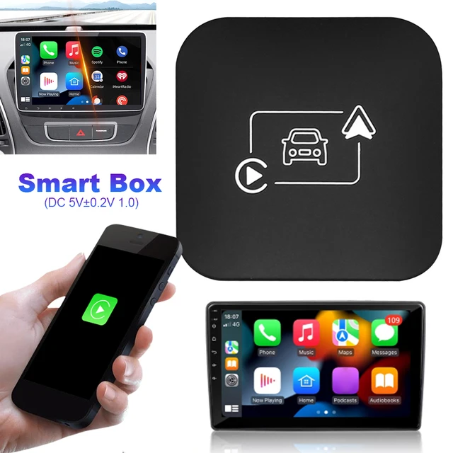 Wireless CarPlay Android Auto AI Box Adapter BT WiFi Auto Connect Android 11+ System for Factory Wired CarPlay Android Auto Cars 2