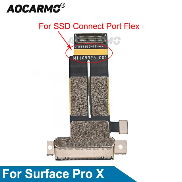 Aocarmo Pour Microsoft Surface Pro X SSD epiallergic Port Flex