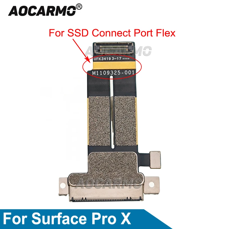 Aocarmo For Microsoft Surface Pro X SSD SIM Connect Port Flex Cable  M1109325-001 Repair Replacement Part - AliExpress