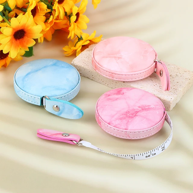 1pc 1.5m/60in Adorable Mini Retractable Cloth Measuring Tape For Sewing