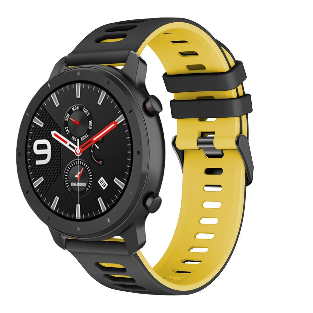 Silicone Sport Watchband – 20/22mm Replacement Strap
