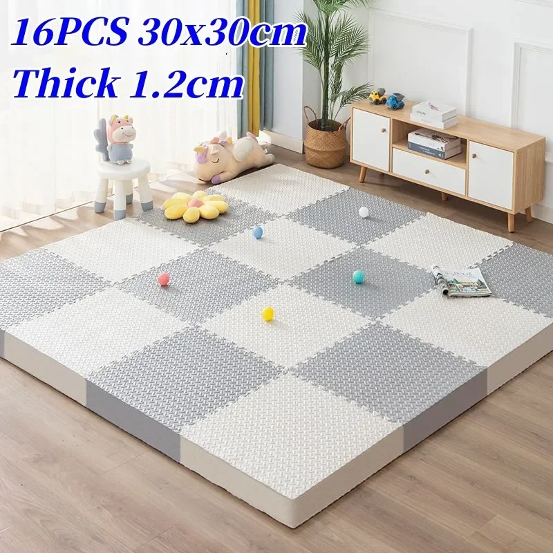 BabyActivityGymPlayMats16PCSPlaymatThick12mm30x30cmBabyPlay
