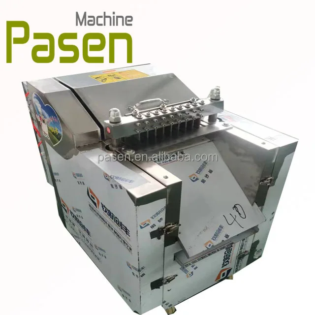 stainless steel frozen meat bone cube dicer machine fresh beef lamb mutton meat cutting machine frozen Beef leg dicing machine 5
