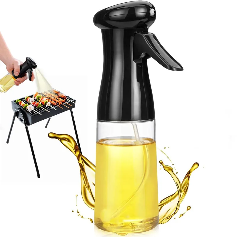 

200ml 300ml Oil Spray Bottle Kitchen Cooking Olive Oil Dispenser Camping BBQ Baking Vinegar Soy Sauce Sprayer Containers