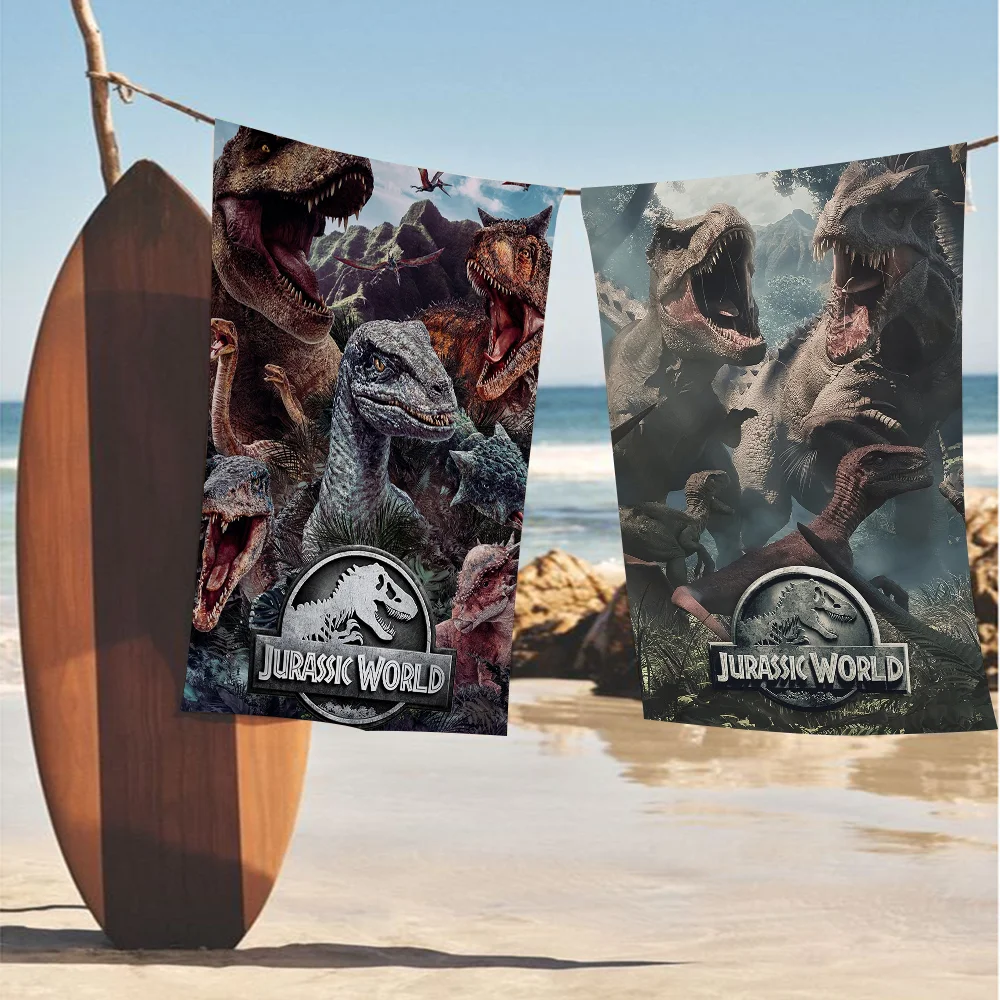 Jurassic Park Movie Beach Towel For Kids Personalized Bath Towel Pool Towel Vacation Gift Picnic Towel Party Gift 2