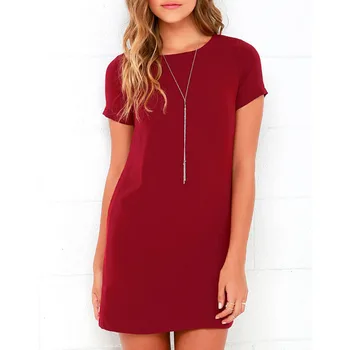 2024 Summer Brief Sexy Casual Basic Dress Women Short Sleeve O Neck Classic All-Match Slim Midi Party Bodycon Pencil Shift Dress 1