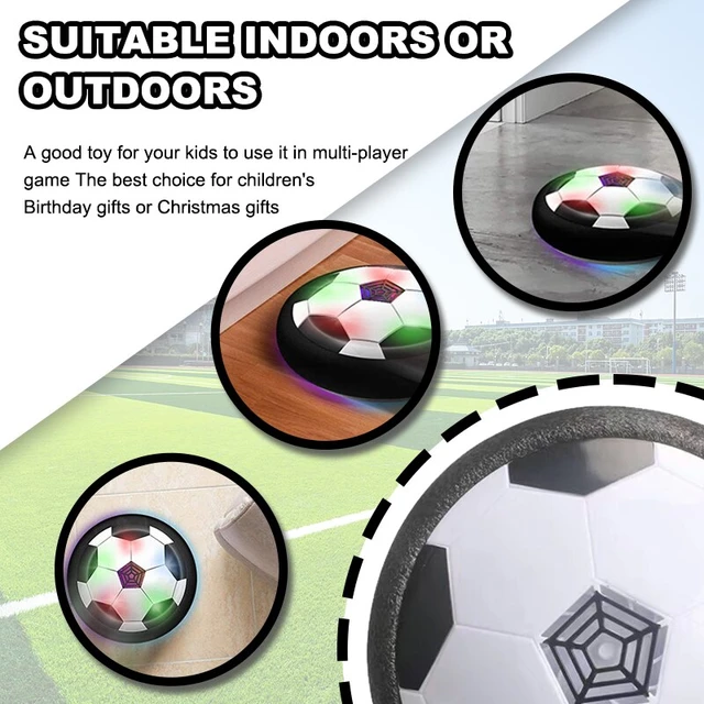 Hover cojín de aire para balón de fútbol, espuma flotante, LED  intermitente, deportes de interior y