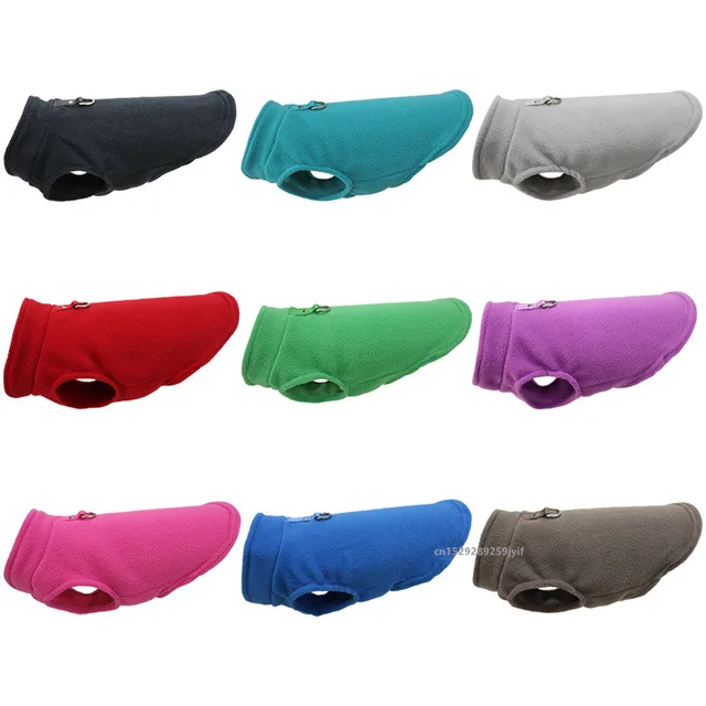 Winter Warm Dog Clothes Pet Jacket Vest with D-Ring For Small Dogs Cats Clothing French Bulldog Costumes Chihuahua Coat 6