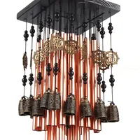 Outdoor Indoor 28 Metal Tube Wind Chime with Copper Bell Large Windchimes for Patio Garden Terrace W3089 1
