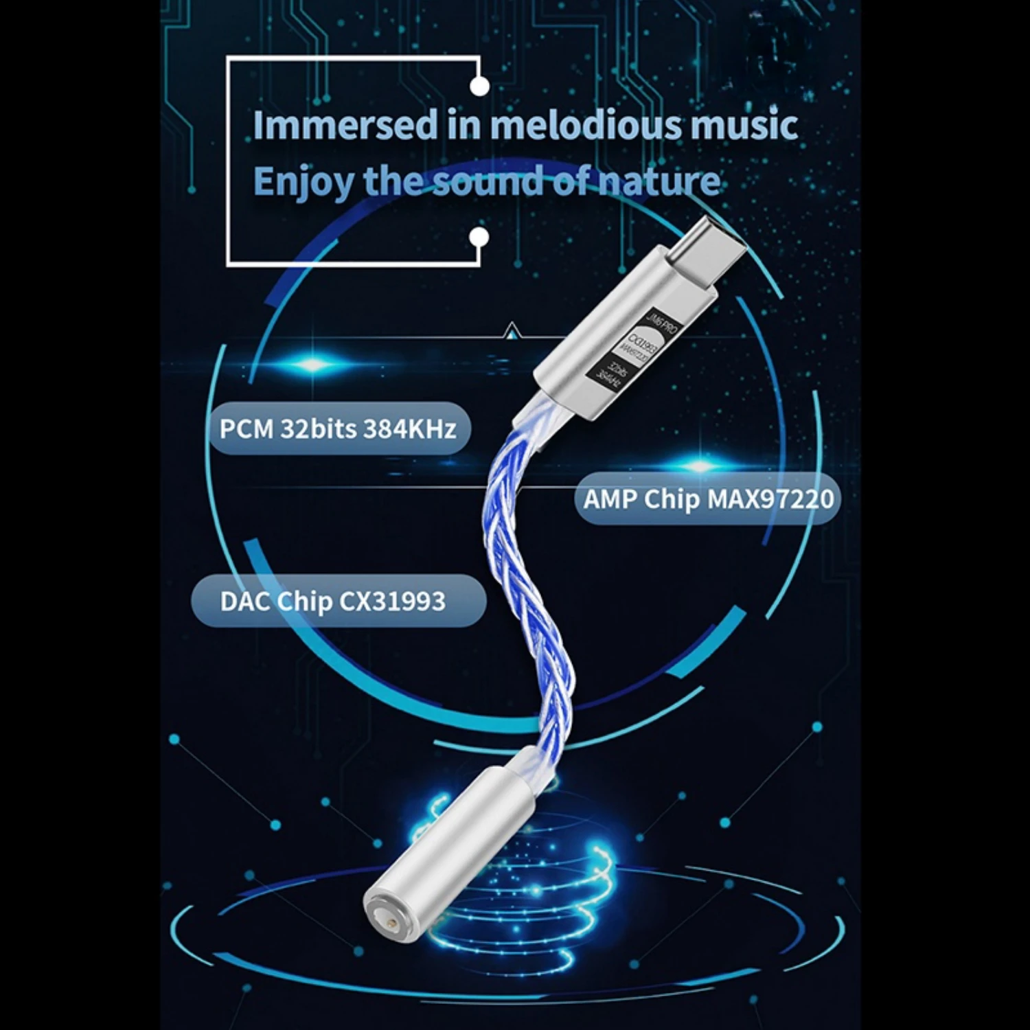 JCALLY JM6 Pro CX31993 Hifi DAC Type-C to 3.5Digital Audio Decoding Portable Headphone Amplifier DAC Type C to 3.5mm LXDA AMP headphone amplifier portable dac amplifier audio amp adapter