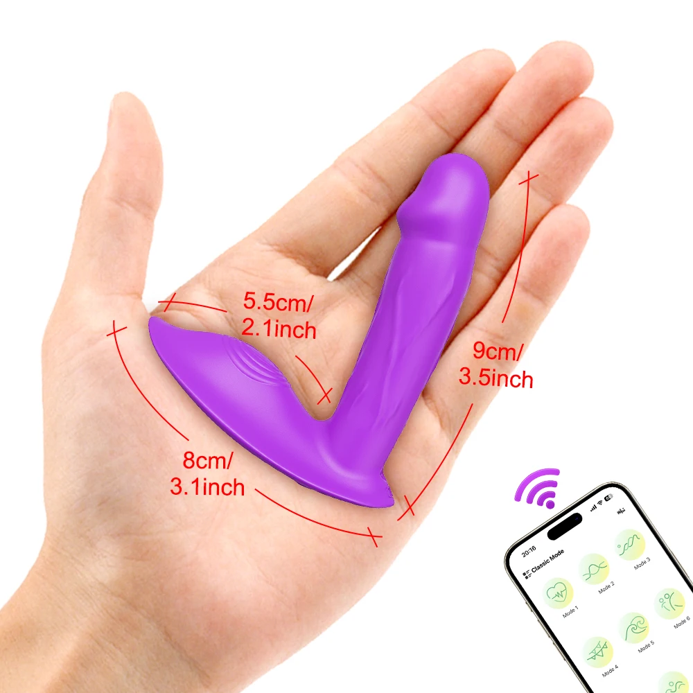Mini Tragbare G-punkt Dildo Vibratoren Erwachsene Sex Spielzeug für Frauen APP Bluetooth Panty Vibrator Klitoris Stimulator Sex Maschine ﻿ 18+ 1