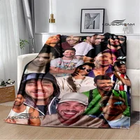 Latin singer Romeo Santos printed blankets Flange Warm blanket soft and comfortable blanket picnic blankets birthday gift 2