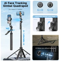 AI Smart Gimbal Tripod Selfie Stick Foldable 360° Auto Follow-Up Face Tracking Gimbal All-in-one Phone Holder For smartphone - Image 5