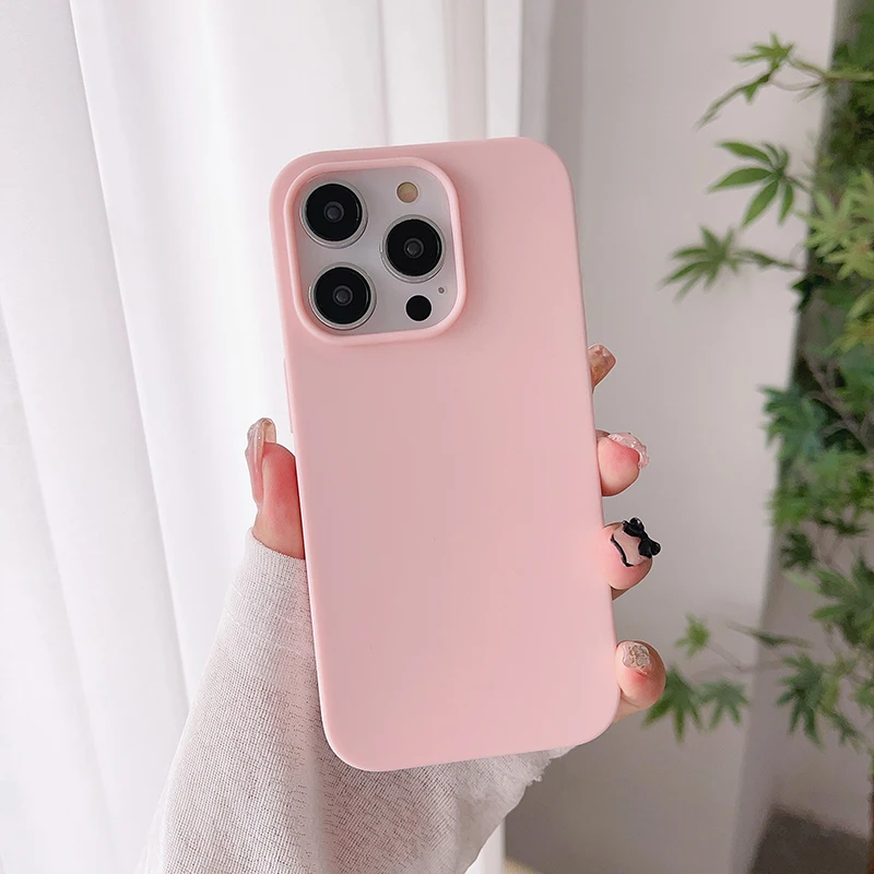 Vibrant Silicone Matte Soft Case - Luxury Ultra Thin Back Cover Shell