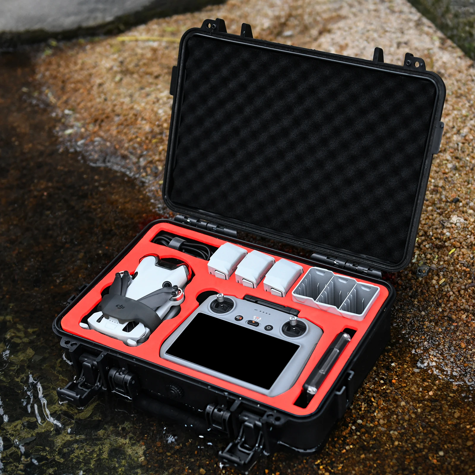 Étui étanche DJI Mini 4 Pro - Coque rigide avec sangle
