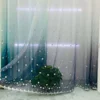 Window Screen Villa Finished Product Can Be Double-layer Transparent and Non Transparent 1PC Diamond Grid Printed Embroidered 3