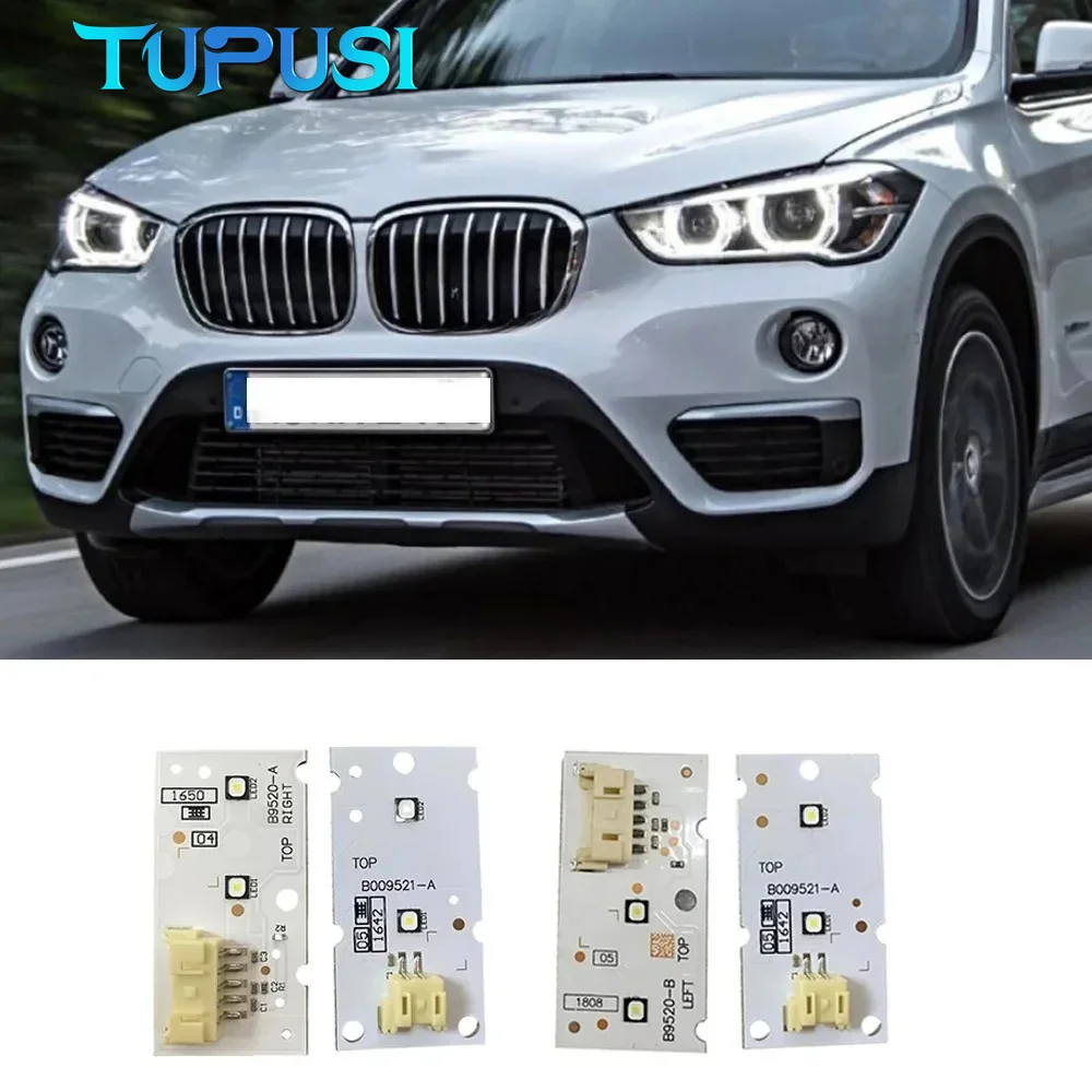 BMW 2017 2018 2019 X1 F48 LED 헤드라이트용 화이트 엔젤 아이 DRL 보드, 러닝 라이트 모듈 63117428791 63117428792