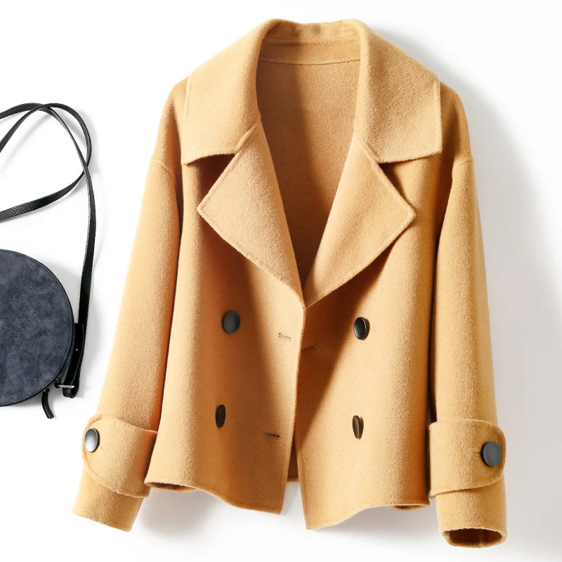 Modern New Saga Women Wool Jacket 100 Wool Autumn Wool Coat Winter