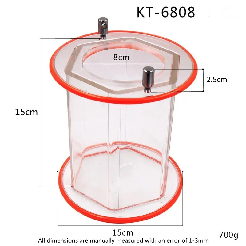 Capacity 3 kg Rotary Drum/Bucket For KT-6808 Tumbler For Polishing Machine, Jewelry Polishing Barrel 2