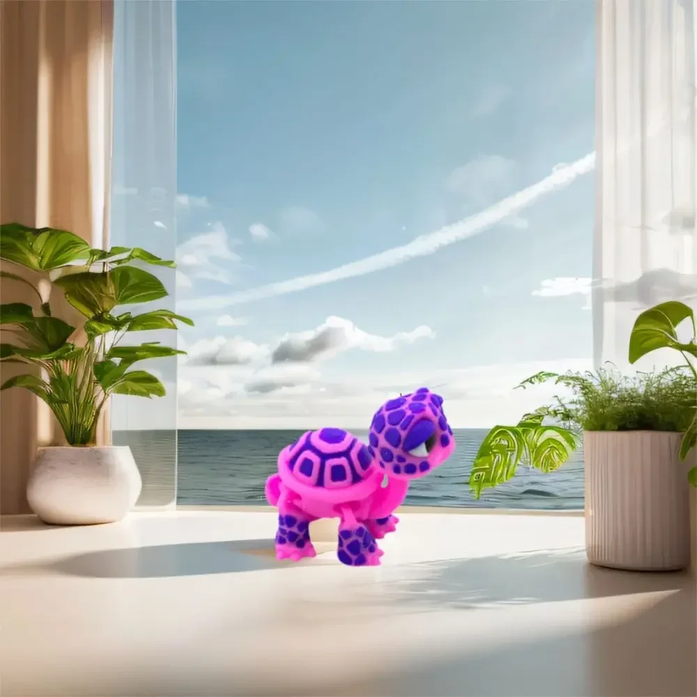 Modello di tartaruga stampata in 3D - immagine 3