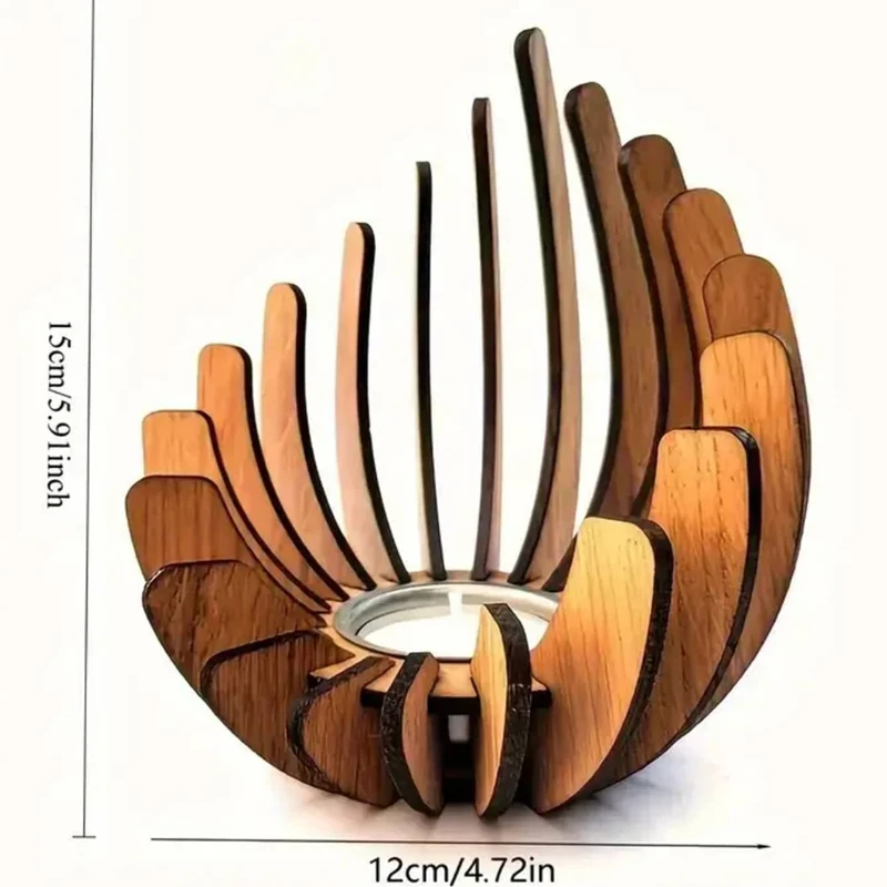 Handmade Lotus Candle Holder with Elegant Decoration Suitable for Weddings Modern Minimalist Crafts Suitable for All Seasons