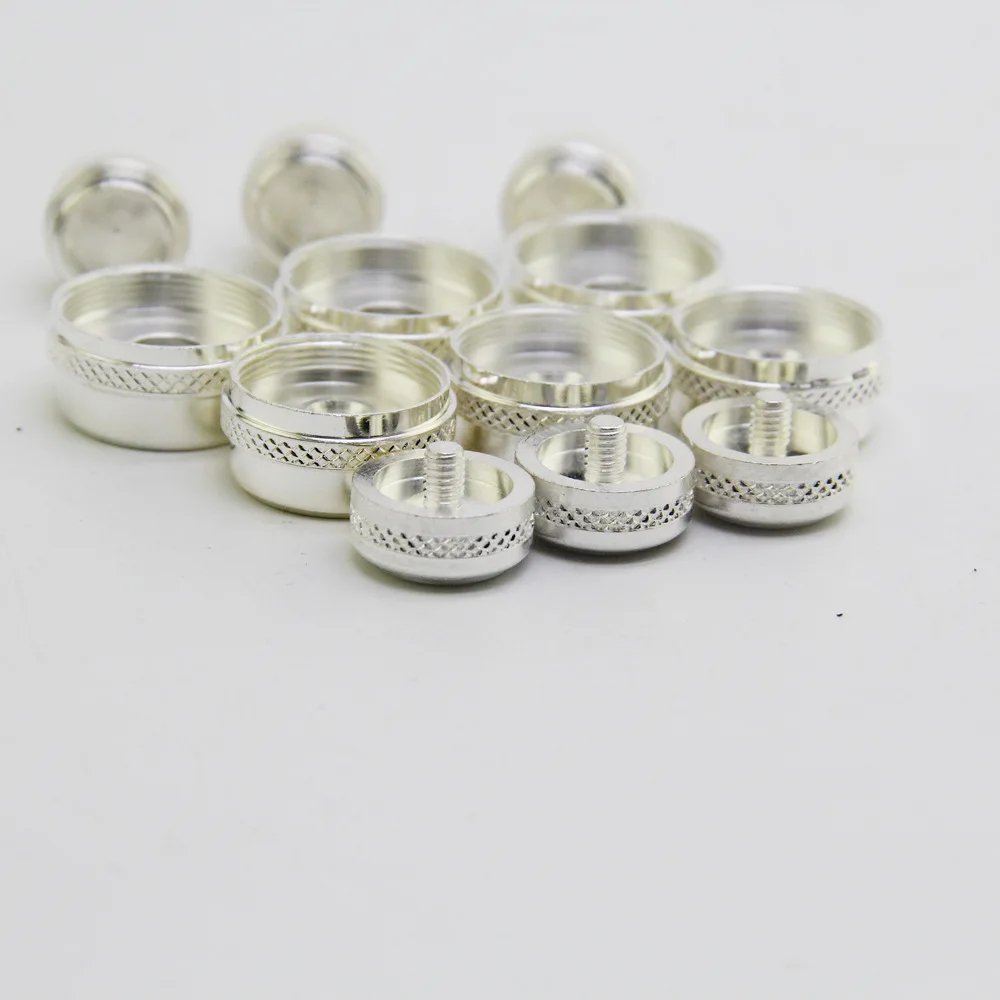 High-End Silver Plated Trumpet Accessories with Shell Buckles Weighted Upper Lower Cover Connecting Rods And Felt