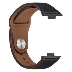 Premium Leather Strap Wristband for Smartwatches - Elegant Accessory Bracelet (2)