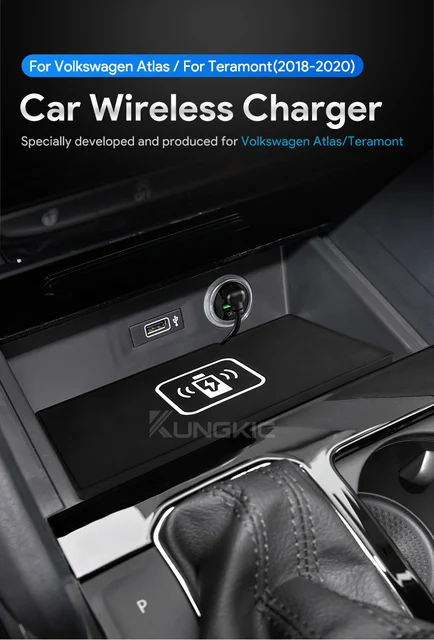 Ashoih Wireless Vw Atlas Wireless Charging Cargador Inalámbrico