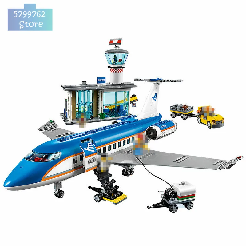 918pcs-Airplane-Airport-Terminal-Station-Set-Building-Blocks-02043-Compatible-Lepining-City-Series-Bricks-Children-Toys