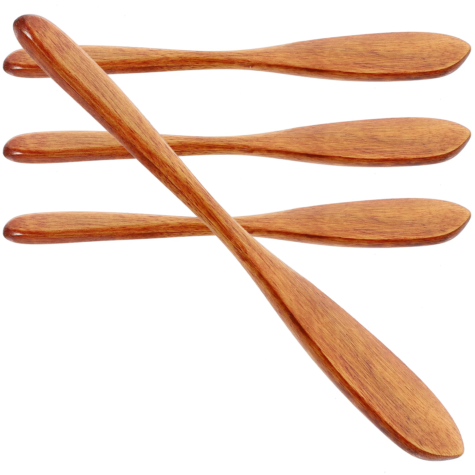 

4 Pcs Phoebe Jam Knife Home Kitchen Supply Wood Bread Butter Spreader Cream