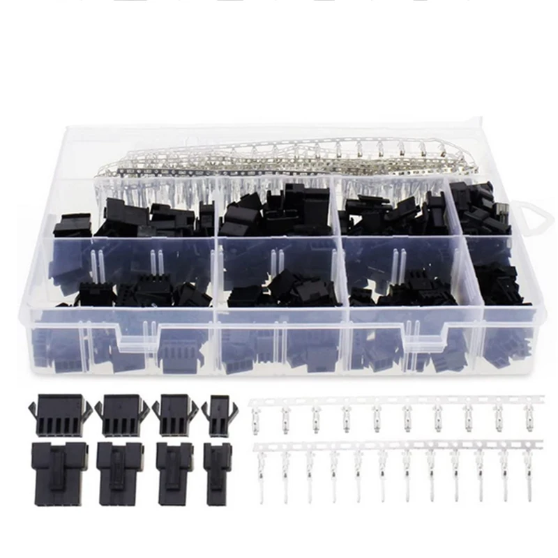 Kits 2.54 mm Passo Jst sm Conector Pinos Macho Fêmea Habitação Plug Conector Variedade Kit 560 Peças Sm2.54