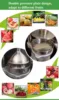 Stainless Steel Fruit Juicer Manual Juice Press Machine for Apples Oranges Juice Drinks Making 3