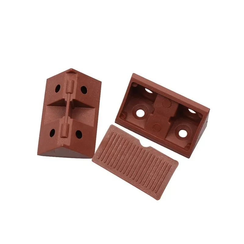 Nylon plastic corner code 20PCS 90 degree Angle retainer laminate clothe cabinet reinforcement connector hardware accessories Angled Furniture Hardware Furniture Hardware Angle Connector Angle Bracket