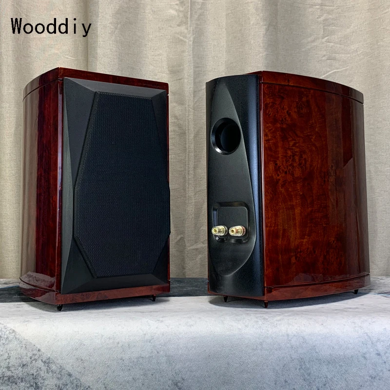 

Wooddiy 6.5 Inch One Pair Speaker Cabinet Empty Box Two-way Shell Birch Plywood Waist Drum Radian HIFI DIY Speaker Glory