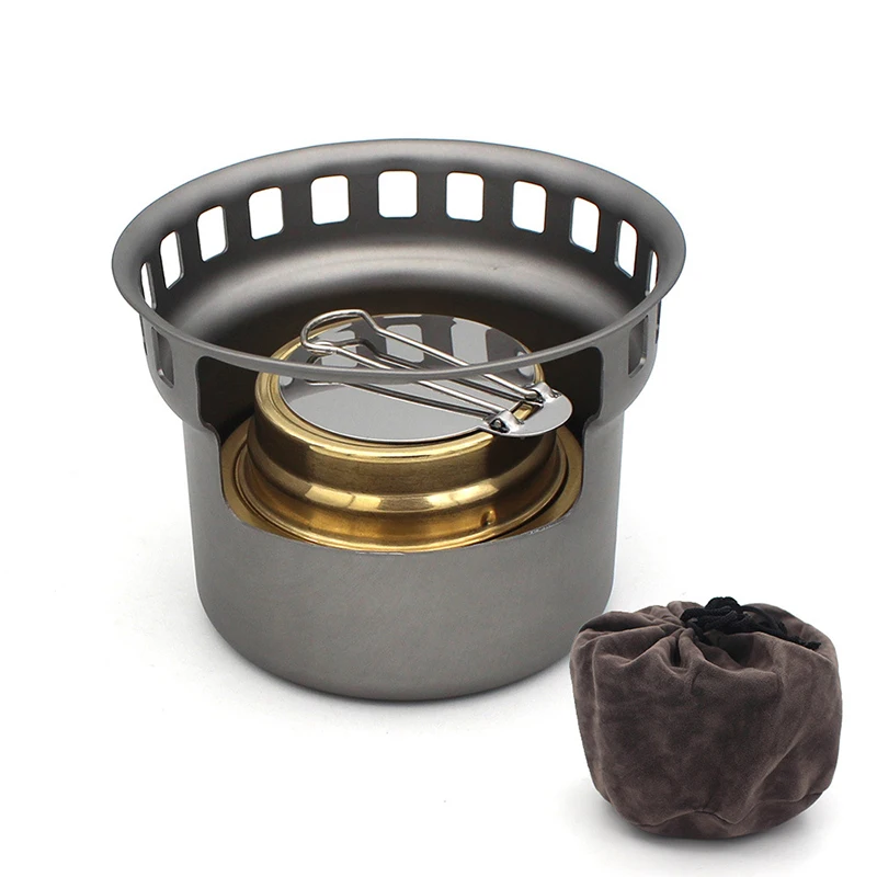 Description Picture 3 of itemCamping Gear and Accessories Alcohol Stove Outdoor Furnace Portable Mini Barbecue Assesories Camp Cooking Supplies Hiking Sports