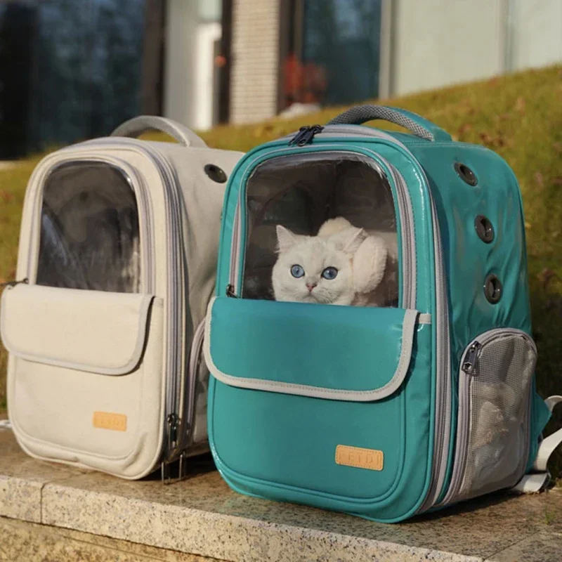 

Cat Pet Backpack Carrier Capsule Transparent Bubble Animal Pet Backpack Small Puppy Kitty Bird Breathable Carrier For Travel