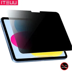 Privacy Glass Screen Protector for Apple iPad 5 6 7 8 9 10 Air 1 2 3 4 Mini Pro 11 12.9 inch Anti-peeping Curved Anti-explosion