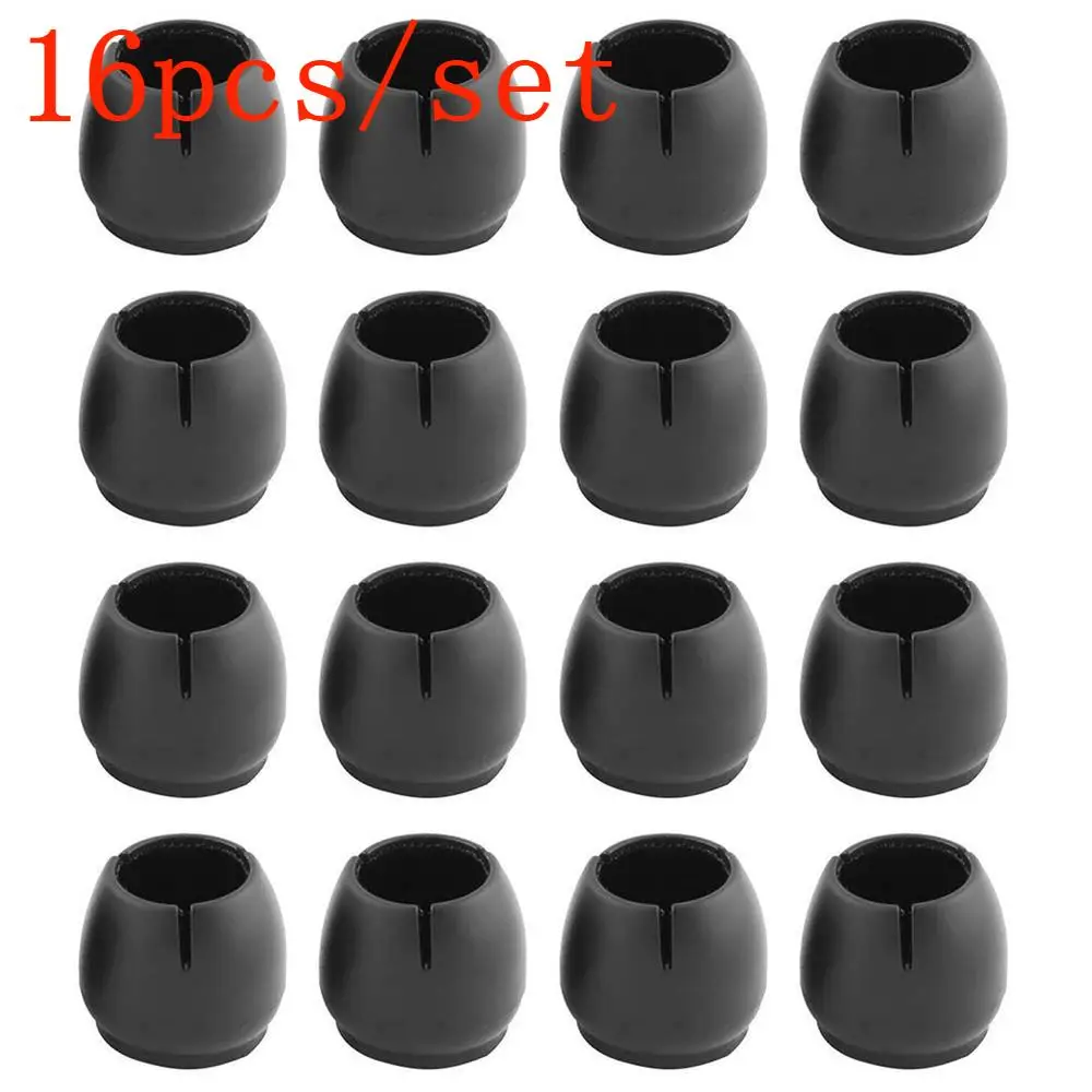 

16pcs Chair Leg Caps Rubber Feet Protector Pads Furniture Table Covers Socks Plugs Cover Furniture Leveling Feet Home Decor