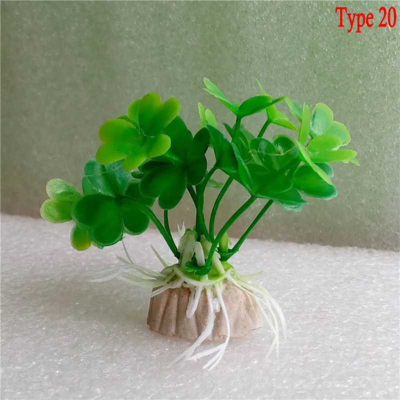 1pcs Simulation Artificial Plastic Aquarium Plants Wonder Grass Ornament Decor Landscape for Fish Tank Decoration