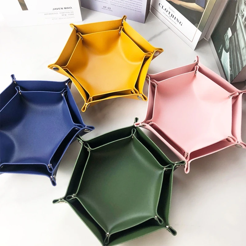 

Металлический поднос для игральных костей, поднос-держатель для костей, коробка для хранения для ролевых игр DND, складная Шестигранная косметика для Cas