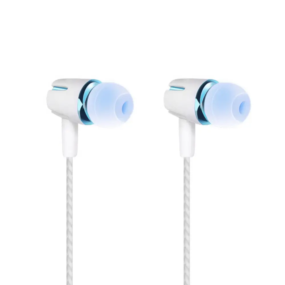 Music Headset Cable Material Tpe Sports Earphones Headphones With Microphone Wired Headset Soft wired earphone wired gaming headset