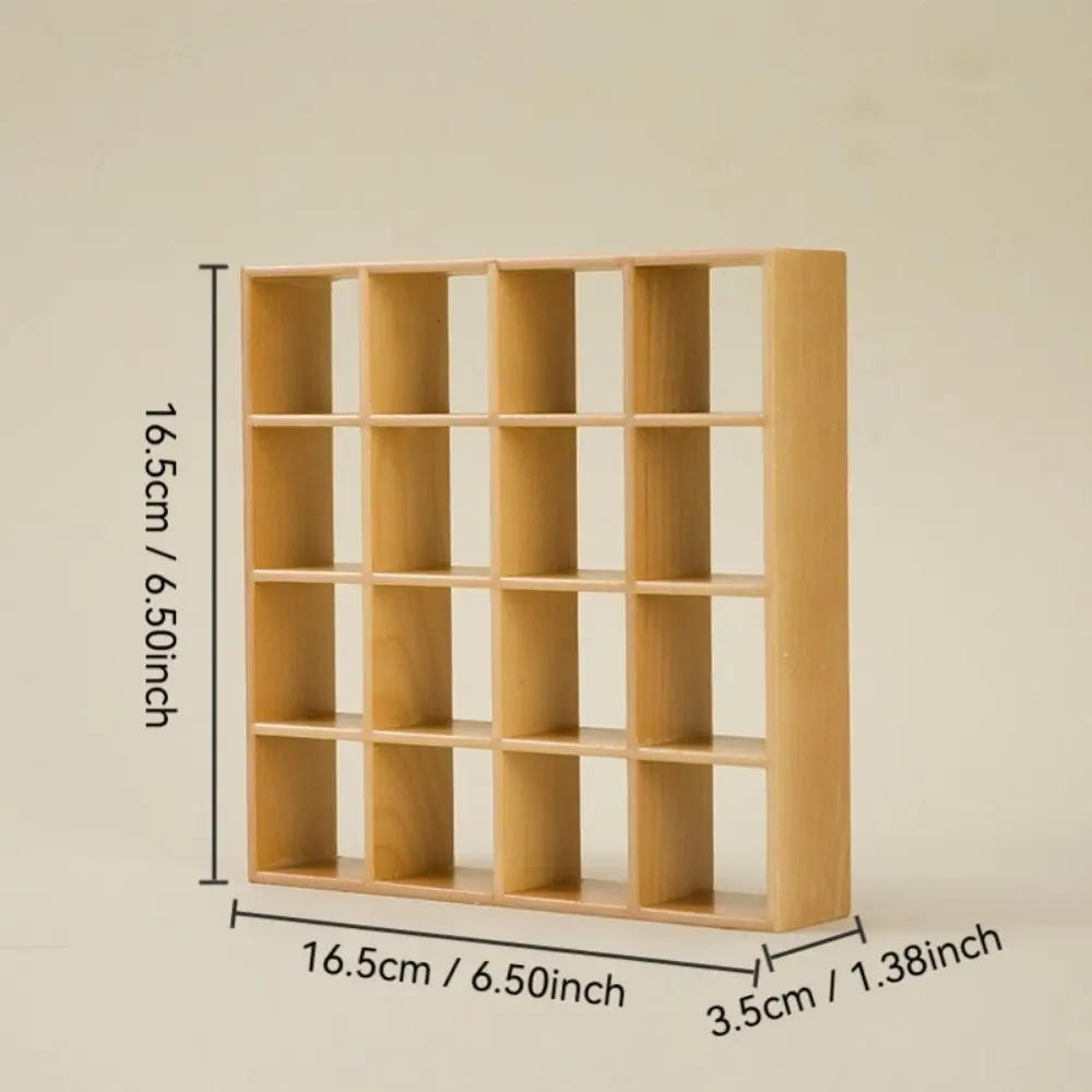 Wooden 1:12 Dollhouse Miniature Display Cabinet