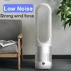18 inch remote control bladeless fan air circulation household desktop floor standing silent LED display electric fan 220V 2