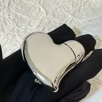 New Alloy Metal Inflatable Lighter With Love Shaped Portable Luxury High Quality Personalized Design As a Gift for Men and Women 1