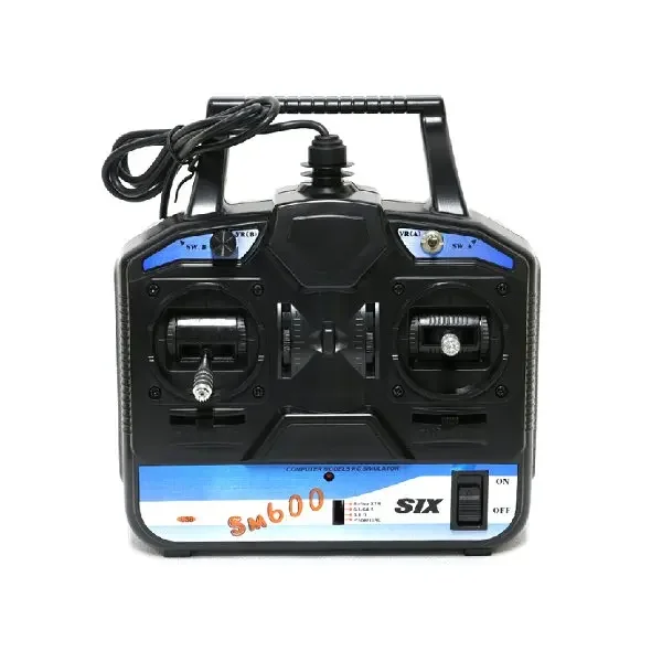 

New arrival Flysky RC Simulator FS-SM600 6CH USB simulator Support G6 G7 XTR FMS For 3D Helicopter Airplane mode 1/mode2