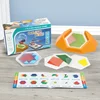 Engaging Kids' Toy Color Code Puzzle Game with 100 Challenges Enhancing Spatial Thinking through Tangram Jigsaw Board 5