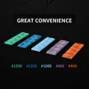 DSPIAE DS3 Durable type Sponge sandpaper set 3mm Thickness Washable Uniform particles 72*20mm For Assembled model DIY Making 6