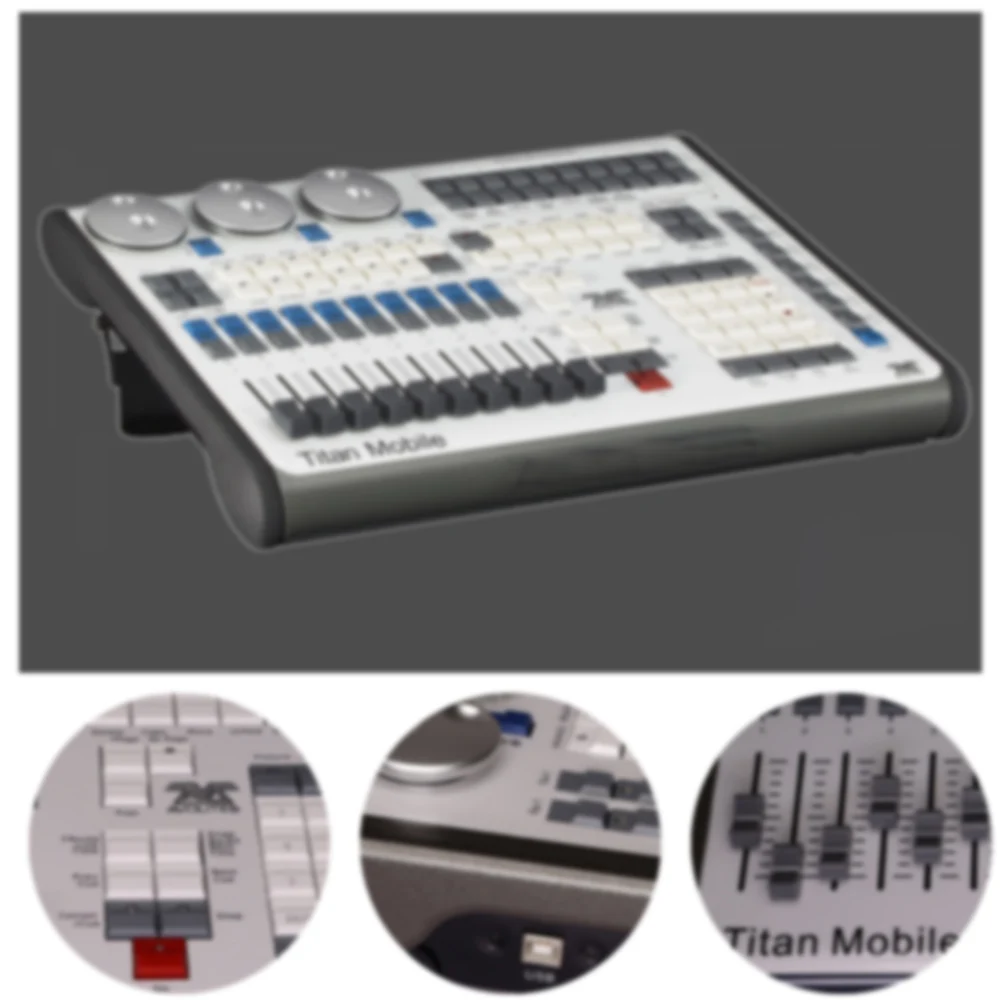 Nuovo T Itan M Obile Controller Dmx512 Dj Equipment Tiger Touch Software Dongle Stage Lighting Party Equipment Console Interface