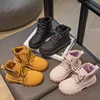 Kids Shoes Fashion Leather Comfortable Children's Short Boots Autumn Winter Boys Sports Running Girls Casual Snow ankle Boots